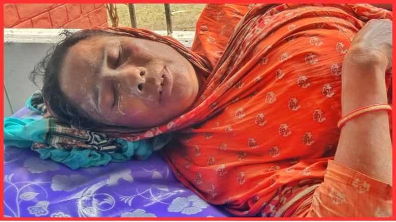 ধামইরহাটে জমি সংক্রান্ত বিরোধের জেরে গৃহবধূকে মারধর ও শ্লীলত